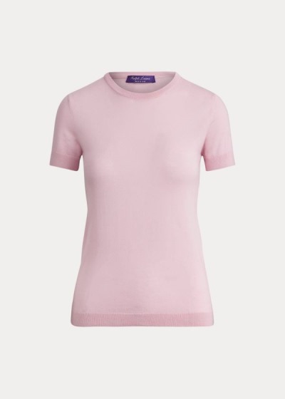 Suéter Ralph Lauren Cashmere Short-Sleeve Mulher 45820-IPWH